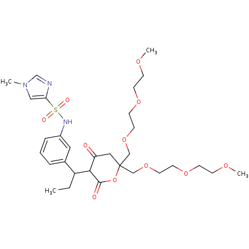 Chemical structure of BindingDB Monomer ID 1009