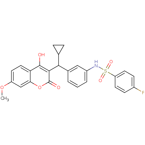 Chemical structure of BindingDB Monomer ID 1167