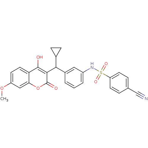 Chemical structure of BindingDB Monomer ID 1168