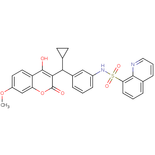 Chemical structure of BindingDB Monomer ID 1169