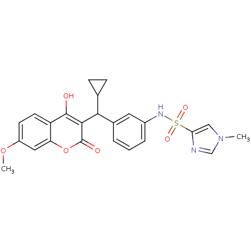 Chemical structure of BindingDB Monomer ID 1170