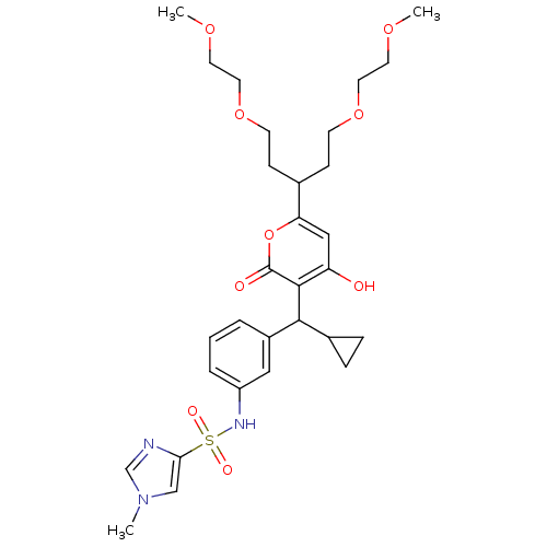Chemical structure of BindingDB Monomer ID 1177