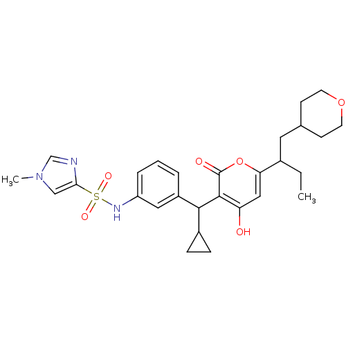 Chemical structure of BindingDB Monomer ID 1179