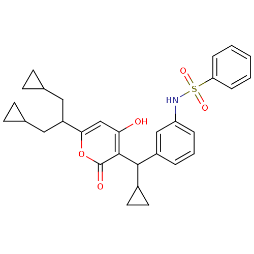 Chemical structure of BindingDB Monomer ID 1181