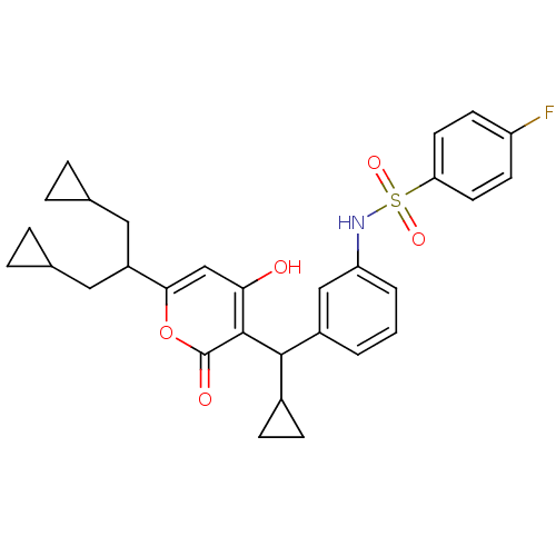 Chemical structure of BindingDB Monomer ID 1182