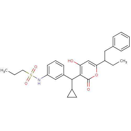 Chemical structure of BindingDB Monomer ID 1185