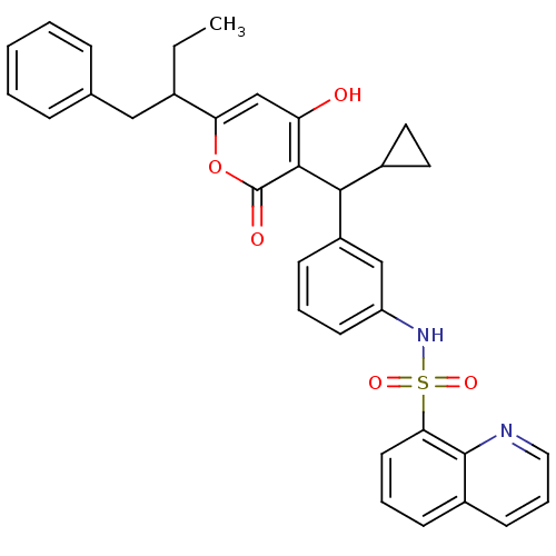 Chemical structure of BindingDB Monomer ID 1191