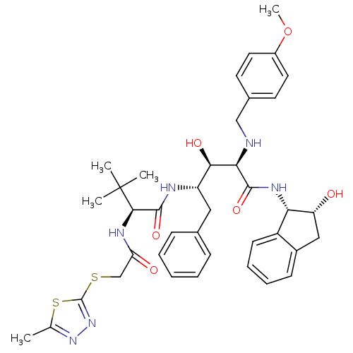 Chemical structure of BindingDB Monomer ID 1214