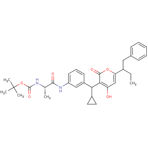Chemical structure of BindingDB Monomer ID 1941