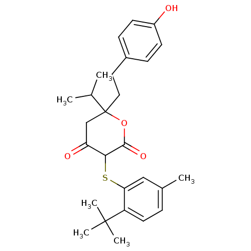 Chemical structure of BindingDB Monomer ID 2167