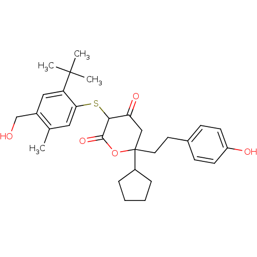 Chemical structure of BindingDB Monomer ID 2181