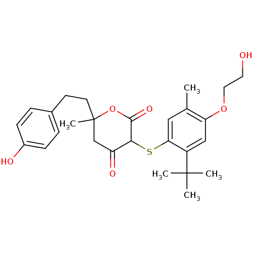 Chemical structure of BindingDB Monomer ID 2186