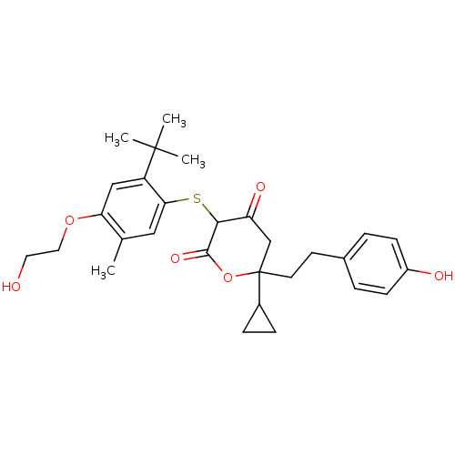Chemical structure of BindingDB Monomer ID 2192