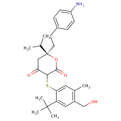 Chemical structure of BindingDB Monomer ID 2206