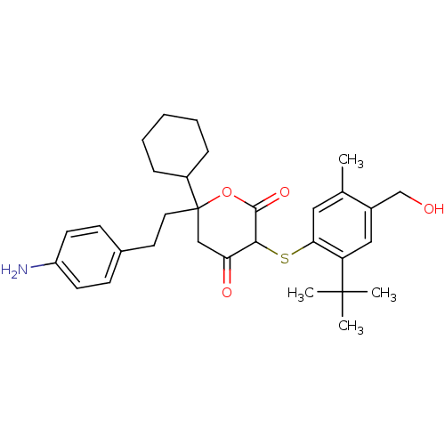 Chemical structure of BindingDB Monomer ID 2535