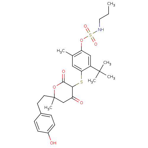 Chemical structure of BindingDB Monomer ID 2540
