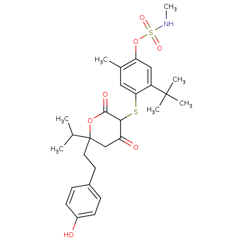 Chemical structure of BindingDB Monomer ID 2543
