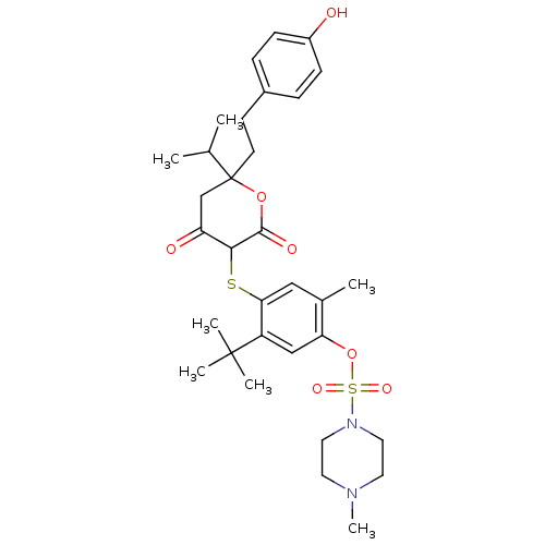 Chemical structure of BindingDB Monomer ID 2547