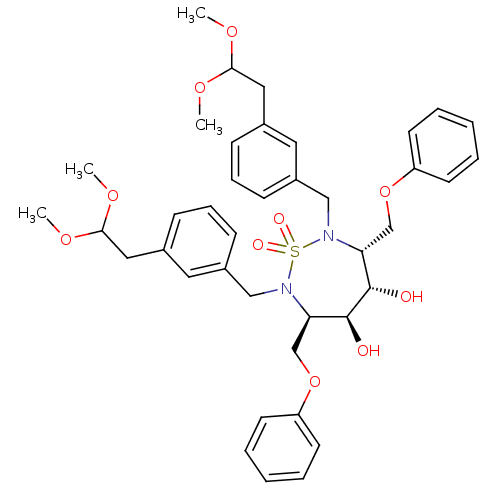 Chemical structure of BindingDB Monomer ID 345
