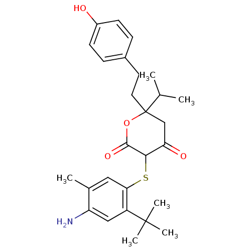 Chemical structure of BindingDB Monomer ID 396