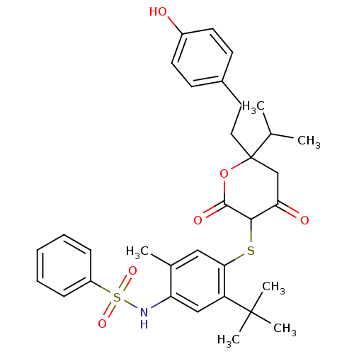 Chemical structure of BindingDB Monomer ID 398