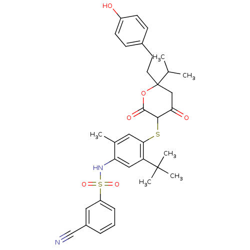 Chemical structure of BindingDB Monomer ID 402