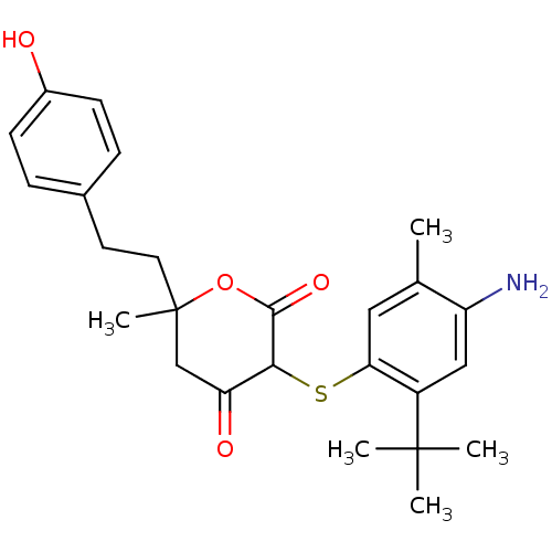 Chemical structure of BindingDB Monomer ID 408