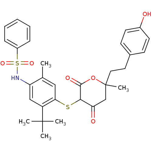 Chemical structure of BindingDB Monomer ID 410