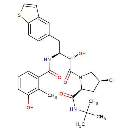 Chemical structure of BindingDB Monomer ID 4140