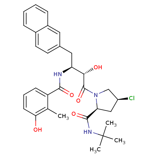 Chemical structure of BindingDB Monomer ID 4142