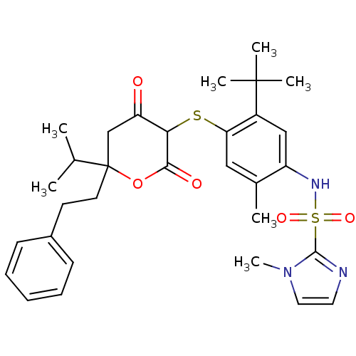 Chemical structure of BindingDB Monomer ID 428