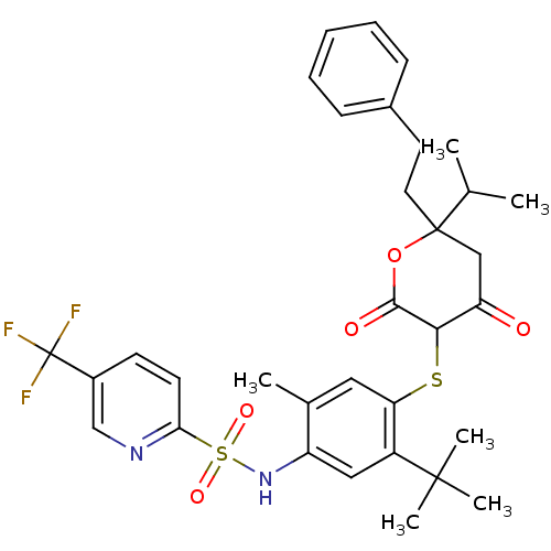 Chemical structure of BindingDB Monomer ID 429