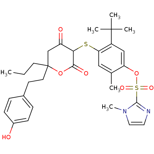 Chemical structure of BindingDB Monomer ID 446