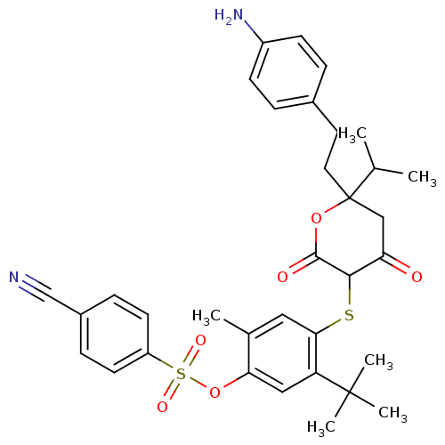 Chemical structure of BindingDB Monomer ID 452