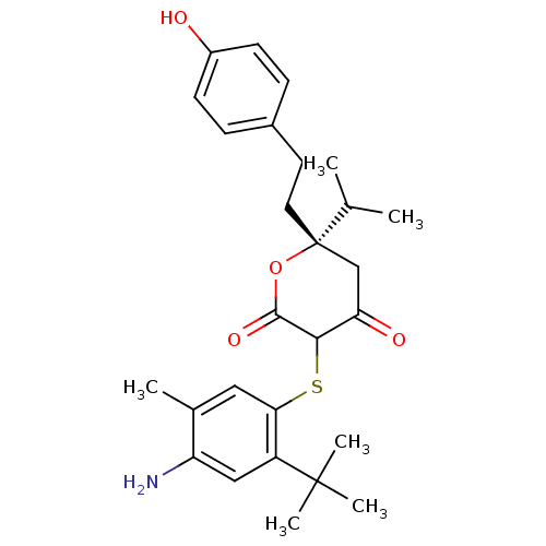 Chemical structure of BindingDB Monomer ID 465