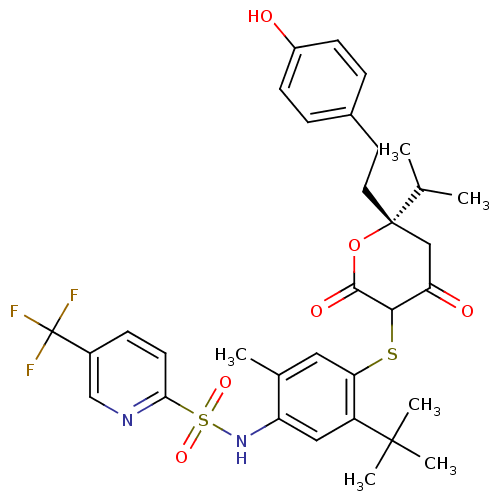 Chemical structure of BindingDB Monomer ID 467
