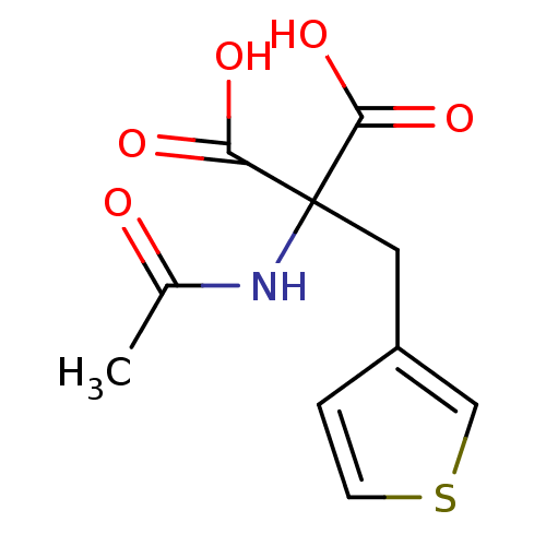 Chemical structure of BindingDB Monomer ID 504