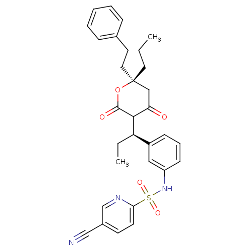 Chemical structure of BindingDB Monomer ID 554