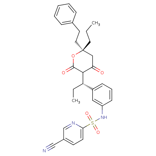 Chemical structure of BindingDB Monomer ID 556