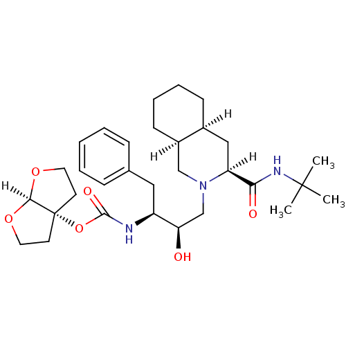 Chemical structure of BindingDB Monomer ID 569