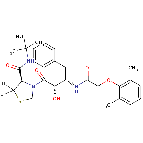 Chemical structure of BindingDB Monomer ID 708