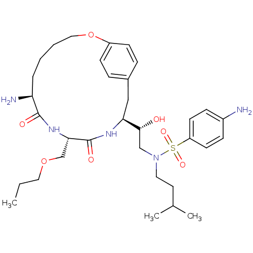 Chemical structure of BindingDB Monomer ID 804