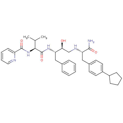 Chemical structure of BindingDB Monomer ID 8107