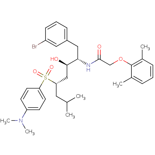 Chemical structure of BindingDB Monomer ID 8124