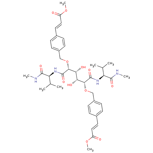 Chemical structure of BindingDB Monomer ID 854