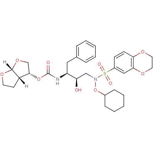 Chemical structure of BindingDB Monomer ID 9182