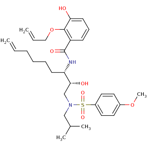 Chemical structure of BindingDB Monomer ID 9259