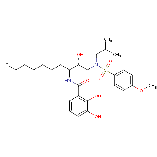 Chemical structure of BindingDB Monomer ID 9261