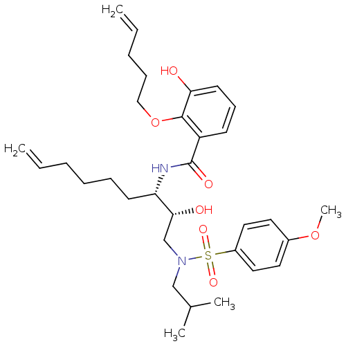 Chemical structure of BindingDB Monomer ID 9265
