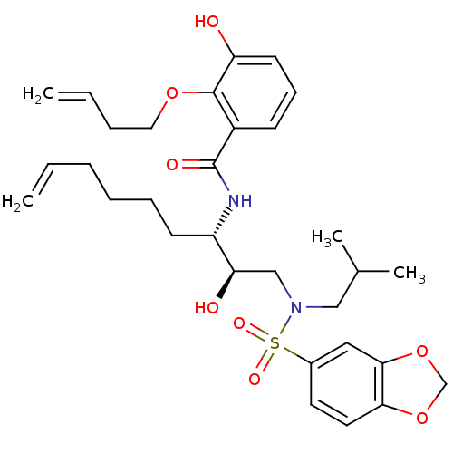 Chemical structure of BindingDB Monomer ID 9267